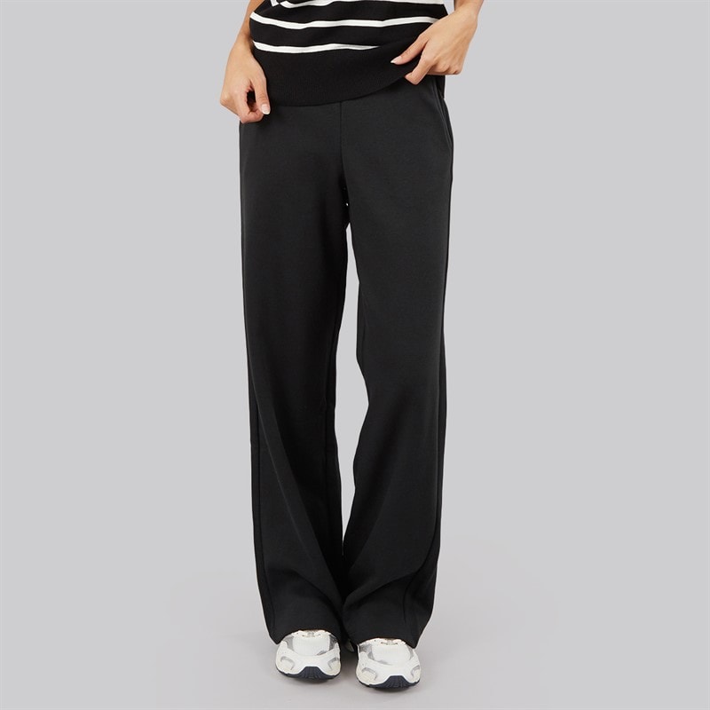 JJXX Womens Ally Wide Leg Trousers Black