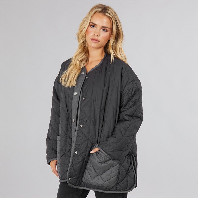 UGG® Womens Amilea Reversible Quilted Jacket Ink