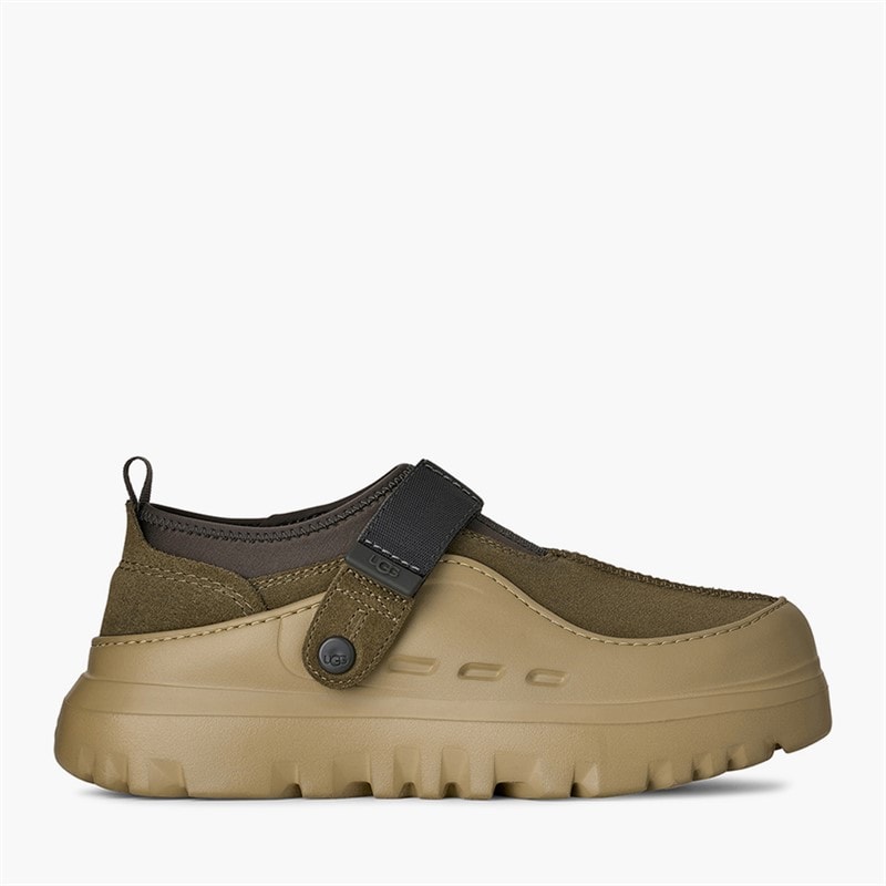 UGG® Mens Nebs Peakmod Lowcut Shoes Dark Olive Moss