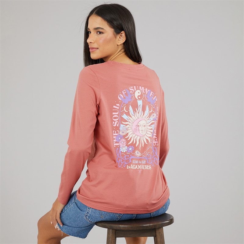 Lagooners Womens Airdrie T-Shirt Brandie Apricot