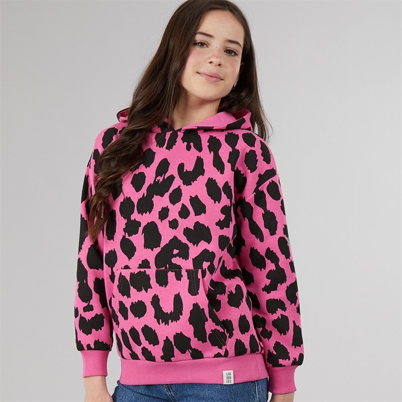 Lagooners Girls Hawthorn Hoodie Bright Pink
