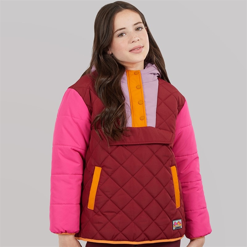 Lagooners Girls Whitworth Puffer Coat Plum