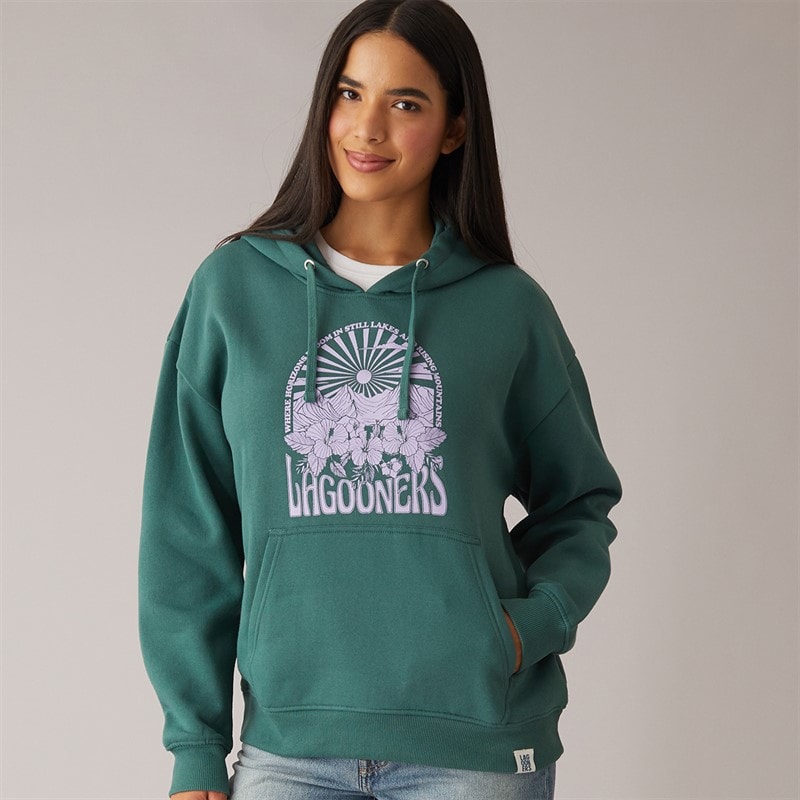 Lagooners Womens Thimblewick Hoodie Khaki