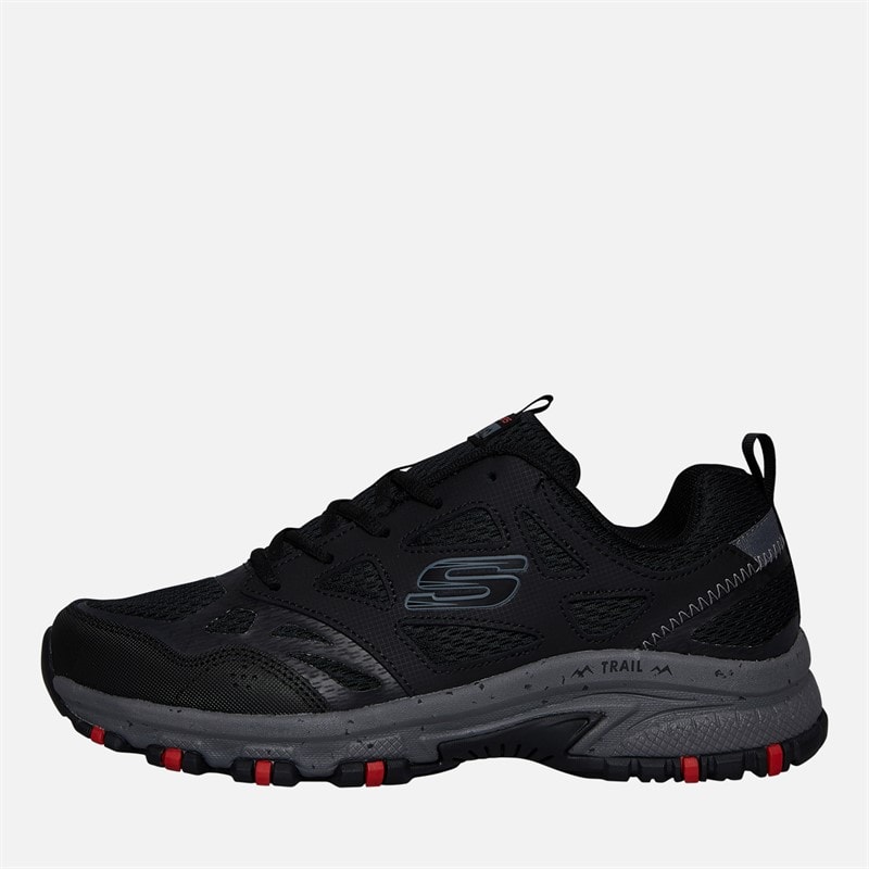 SKECHERS Mens Hillcrest Vast Adventure Trail Walking Shoes Black/Charcoal