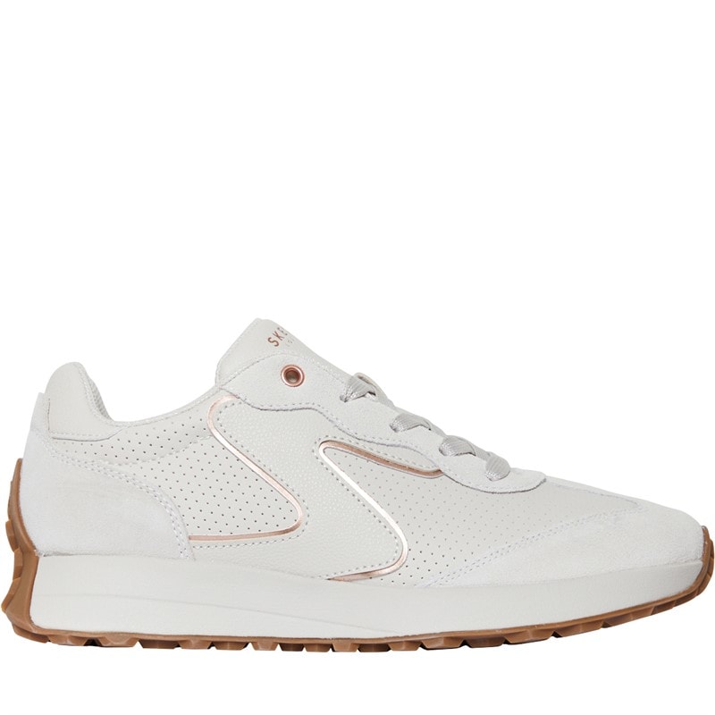 SKECHERS Womens Gusto Trainers Off White