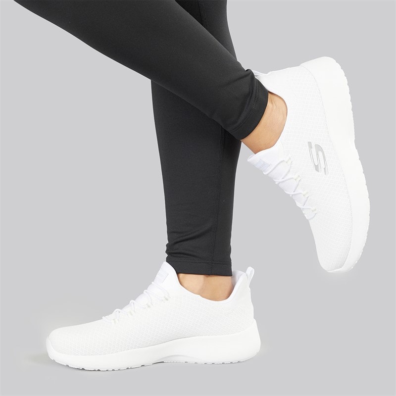 SKECHERS Womens Dynamight Trainers White