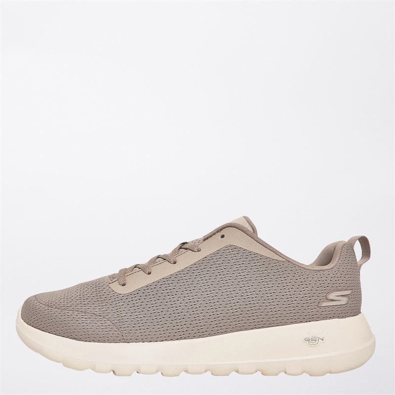 SKECHERS Mens Go Walk Max Adir Trainers Taupe/White