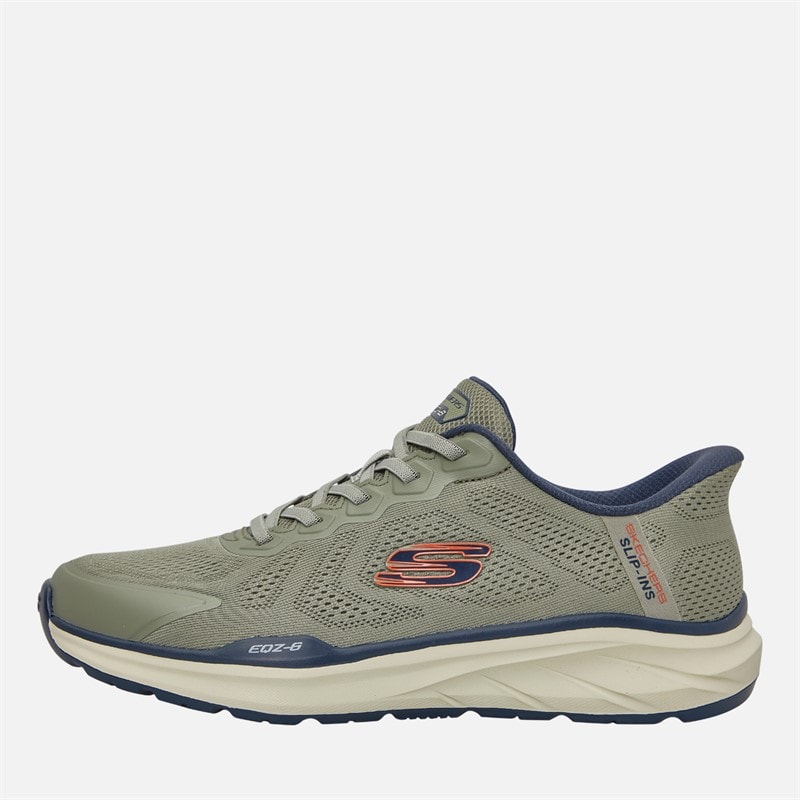 SKECHERS Mens Slip-Ins Relaxed Fit Equilizer 6.0 Durran Trainers Green/Multi