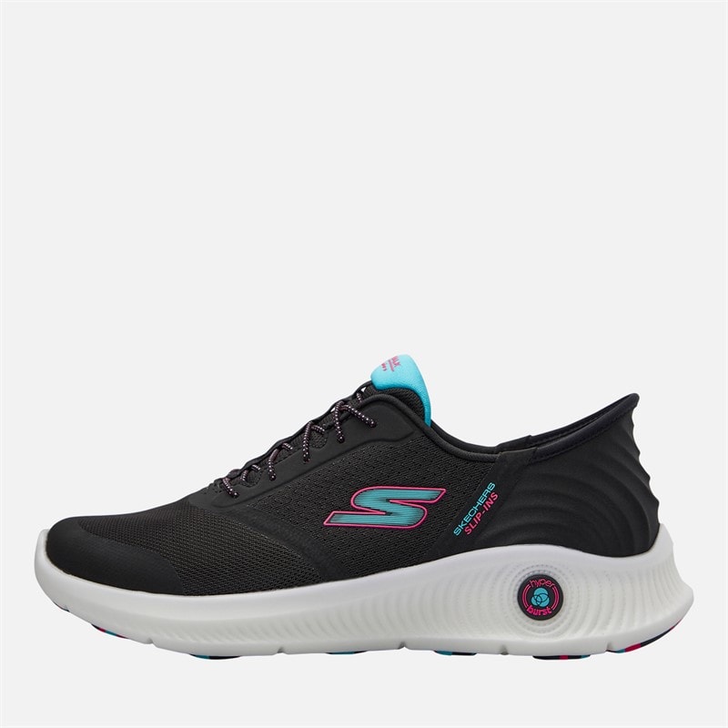 SKECHERS Womens Slip-Ins Arch Fit Go Walk Anywhere Trainers Black/Multi