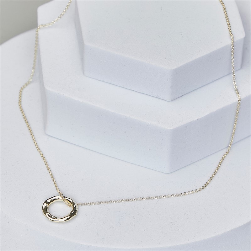 RADLEY Womens Hammer Hoop Necklace 18ct Gold Plated