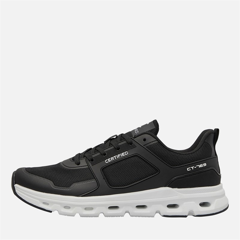 CERTIFIED Mens CT-769 Runner Trainers Black/White