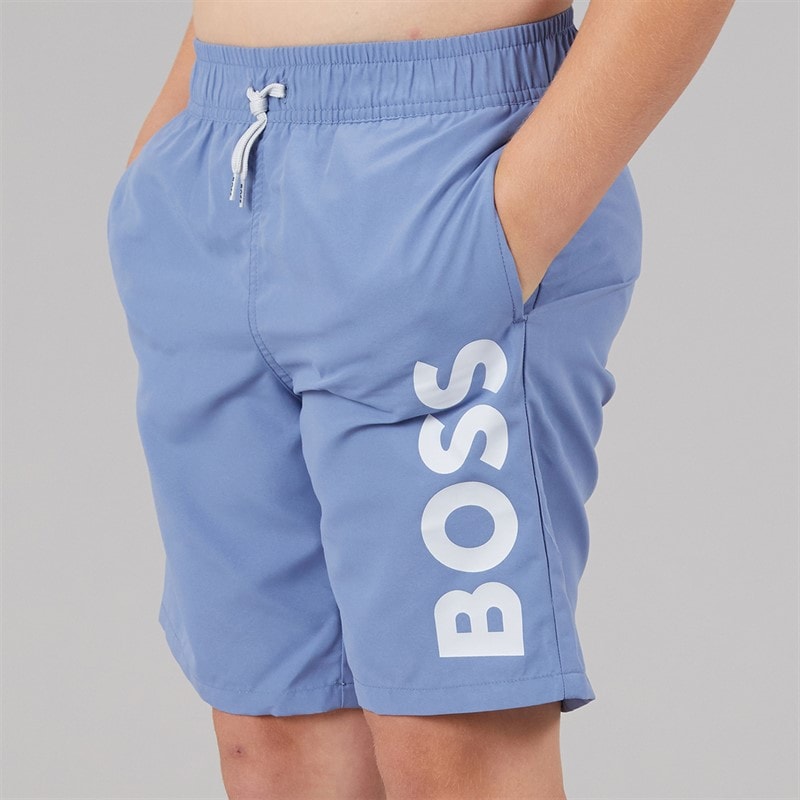 BOSS Boys Swim Shorts Lavender Blue
