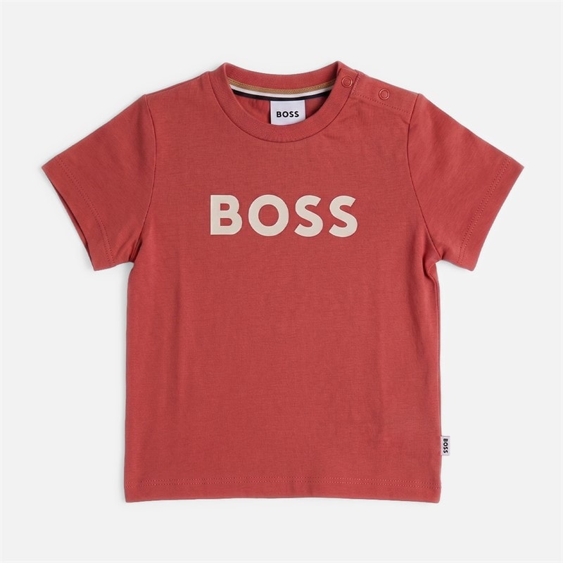 BOSS Boys Baby T-Shirt Rasberry
