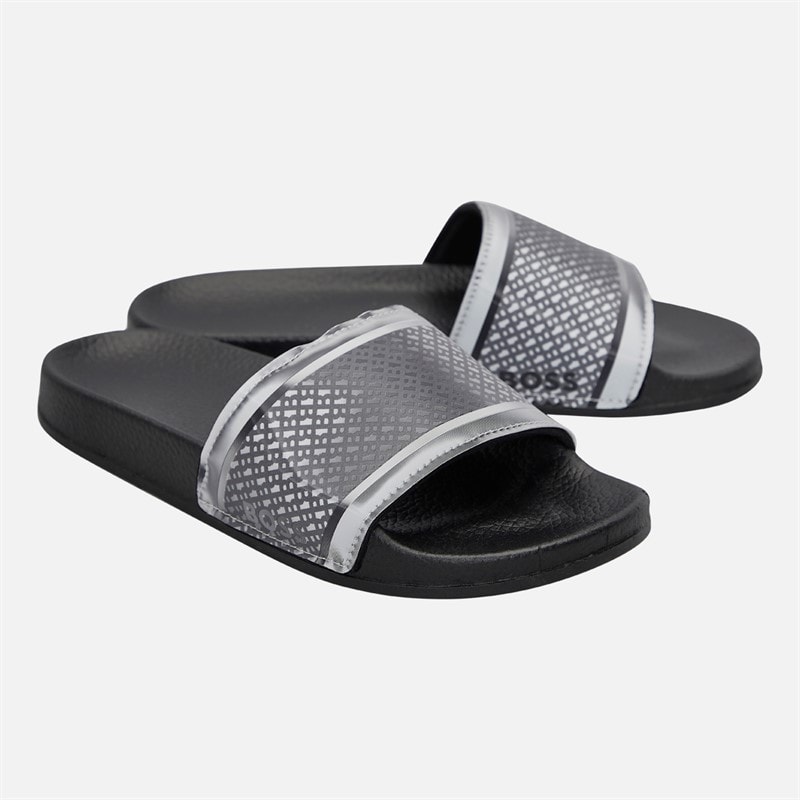 BOSS Junior Boys Aqua Sliders Black