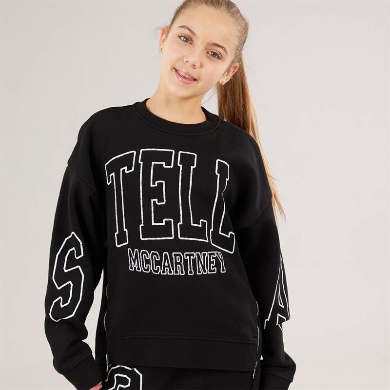 STELLA McCARTNEY Kids Sweatshirt Nero Lavato