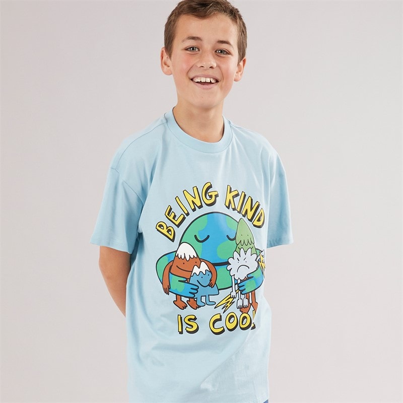 STELLA McCARTNEY Kids T-Shirt Azure-Blue Azure Blue