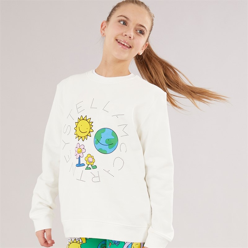 STELLA McCARTNEY Kids Sweatshirt Ivory