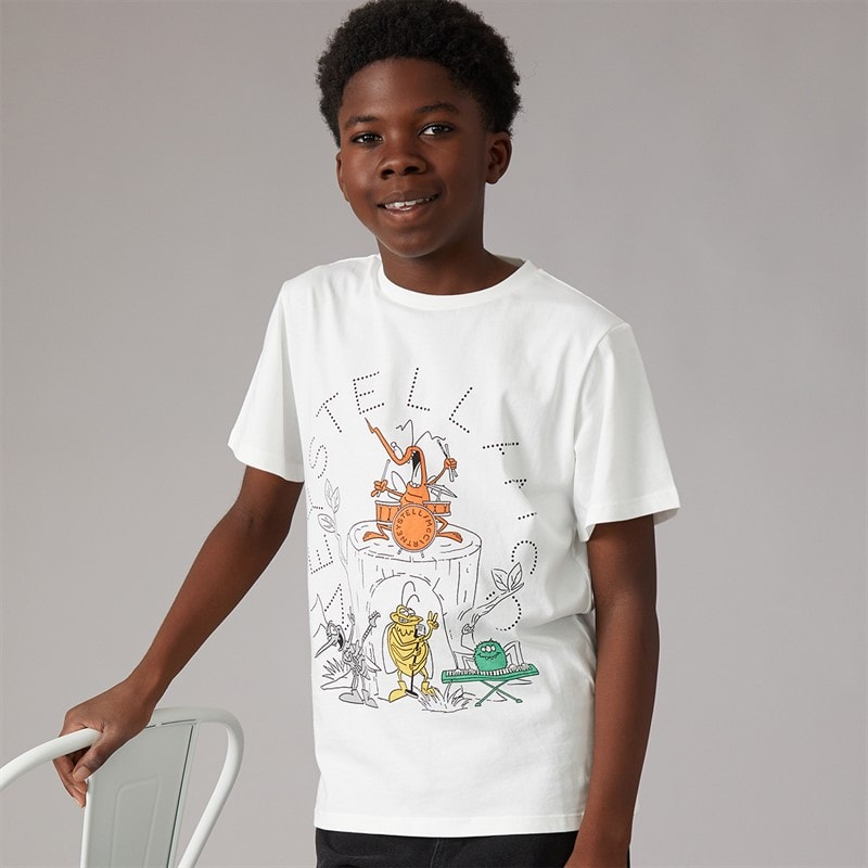 STELLA McCARTNEY Boys T-Shirts Ivory