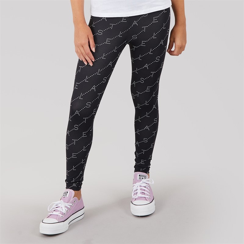 STELLA McCARTNEY Girls Leggings Black/White