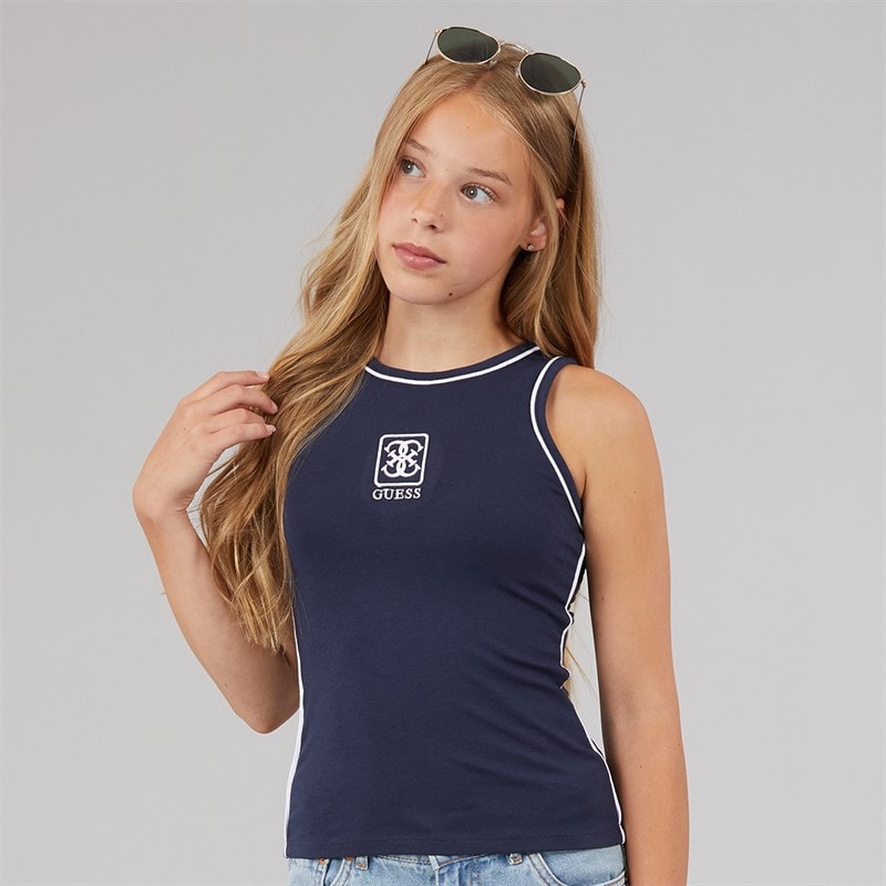 Guess Girls Vest Suiting Blue