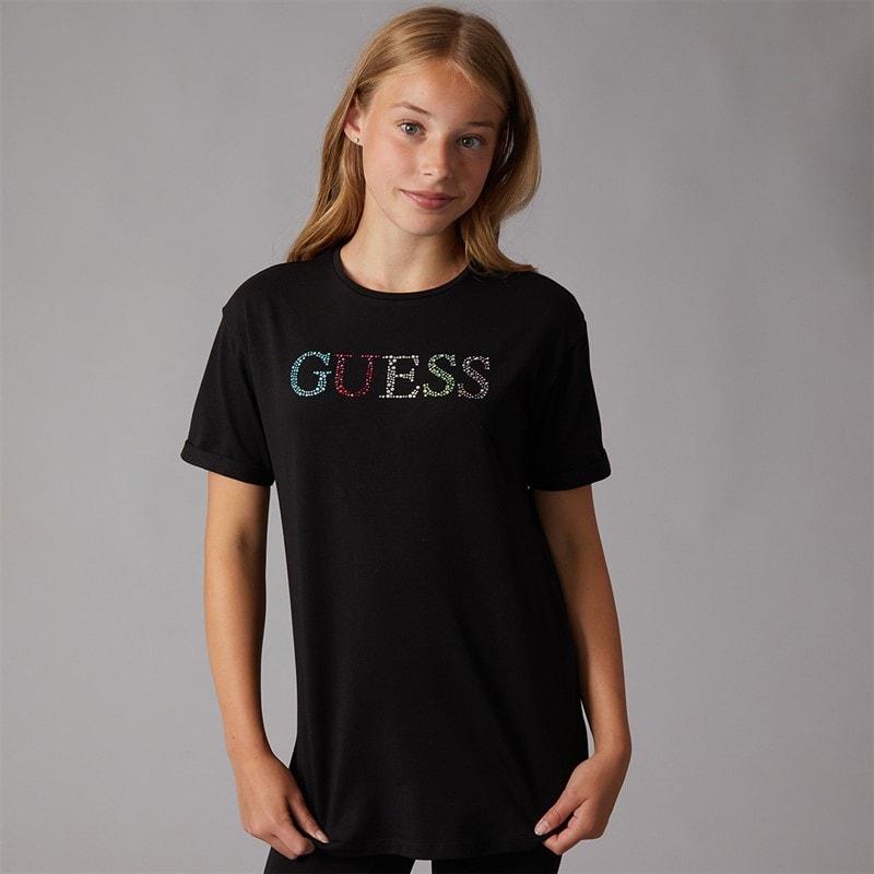 Guess Girls T-Shirt Jet Black A996